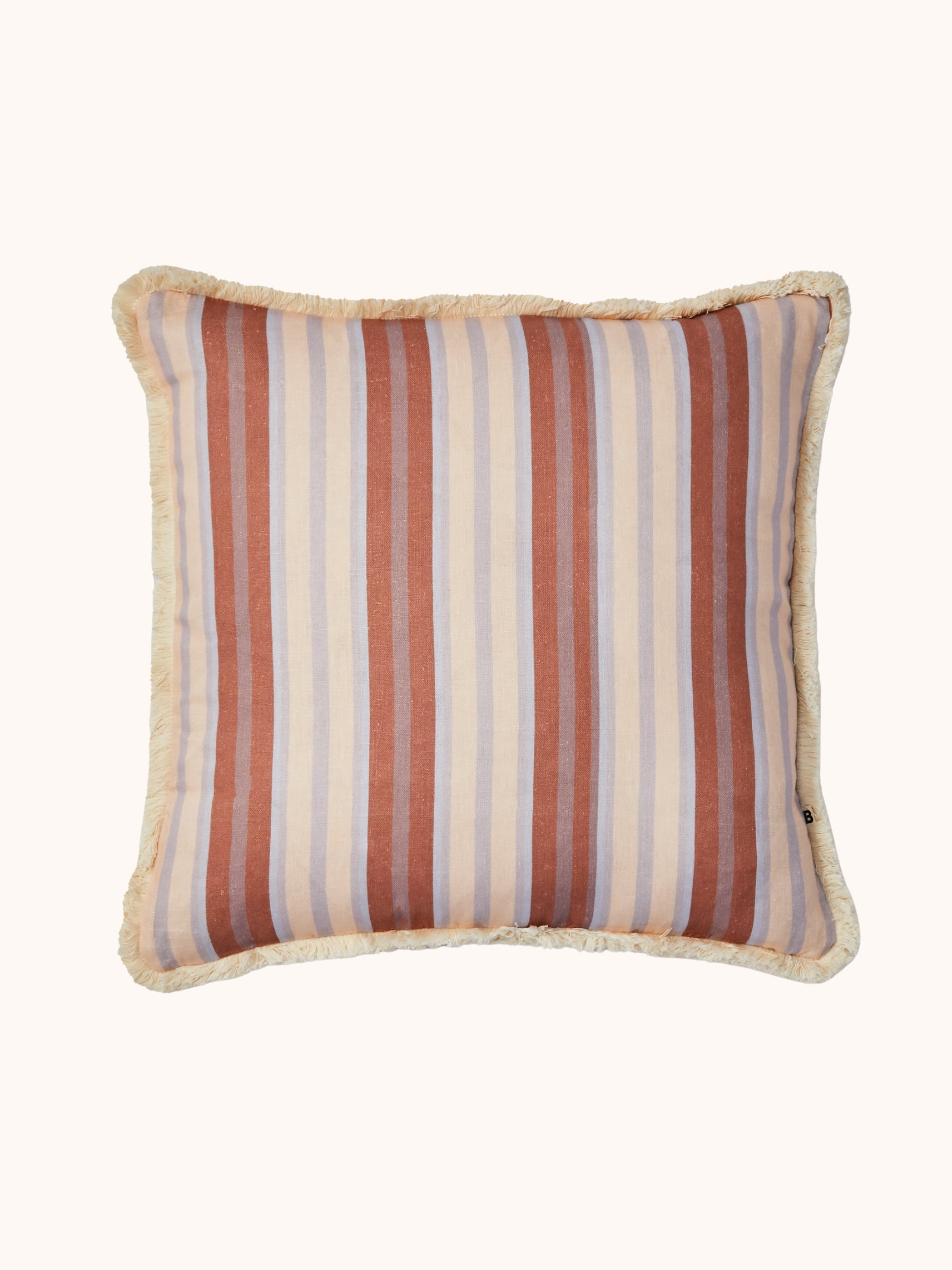 Suiting Stripe Coralie Linen Cushion - Almost Perfect