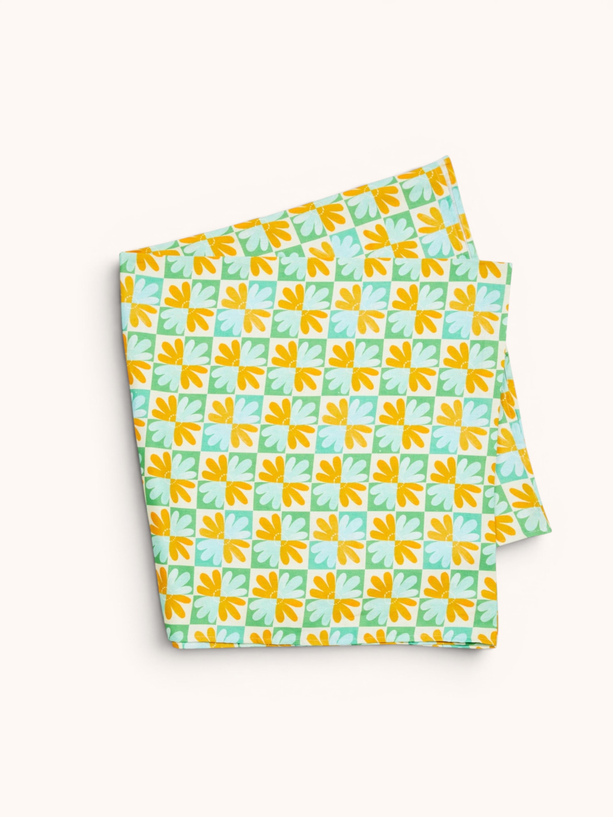 Chamomile Sage Tablecloth - Almost Perfect