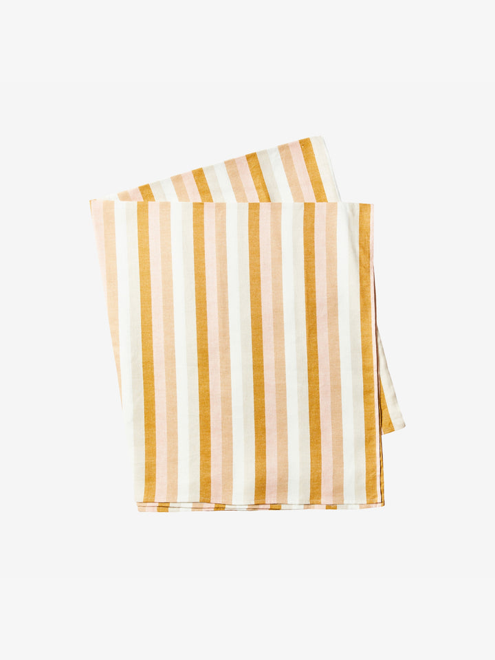 Florence Stripe Wheat Tablecloth