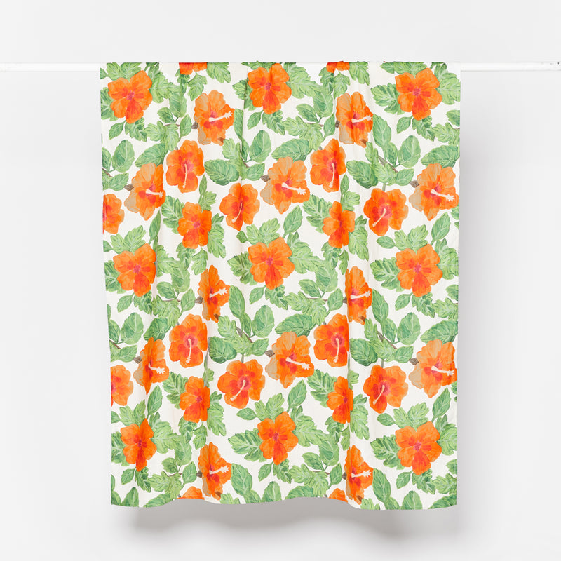 Hibiscus Red Tablecloth