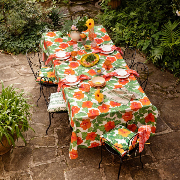 Hibiscus Red Tablecloth