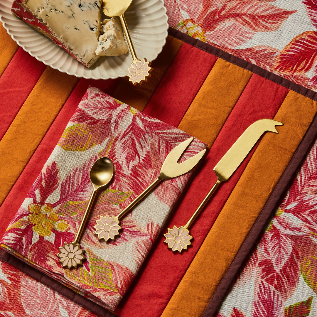 Poinsettia Red Tablecloth