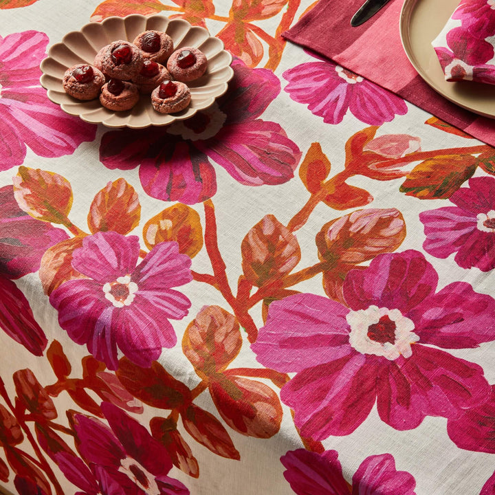 Rosetta Pink Tablecloth