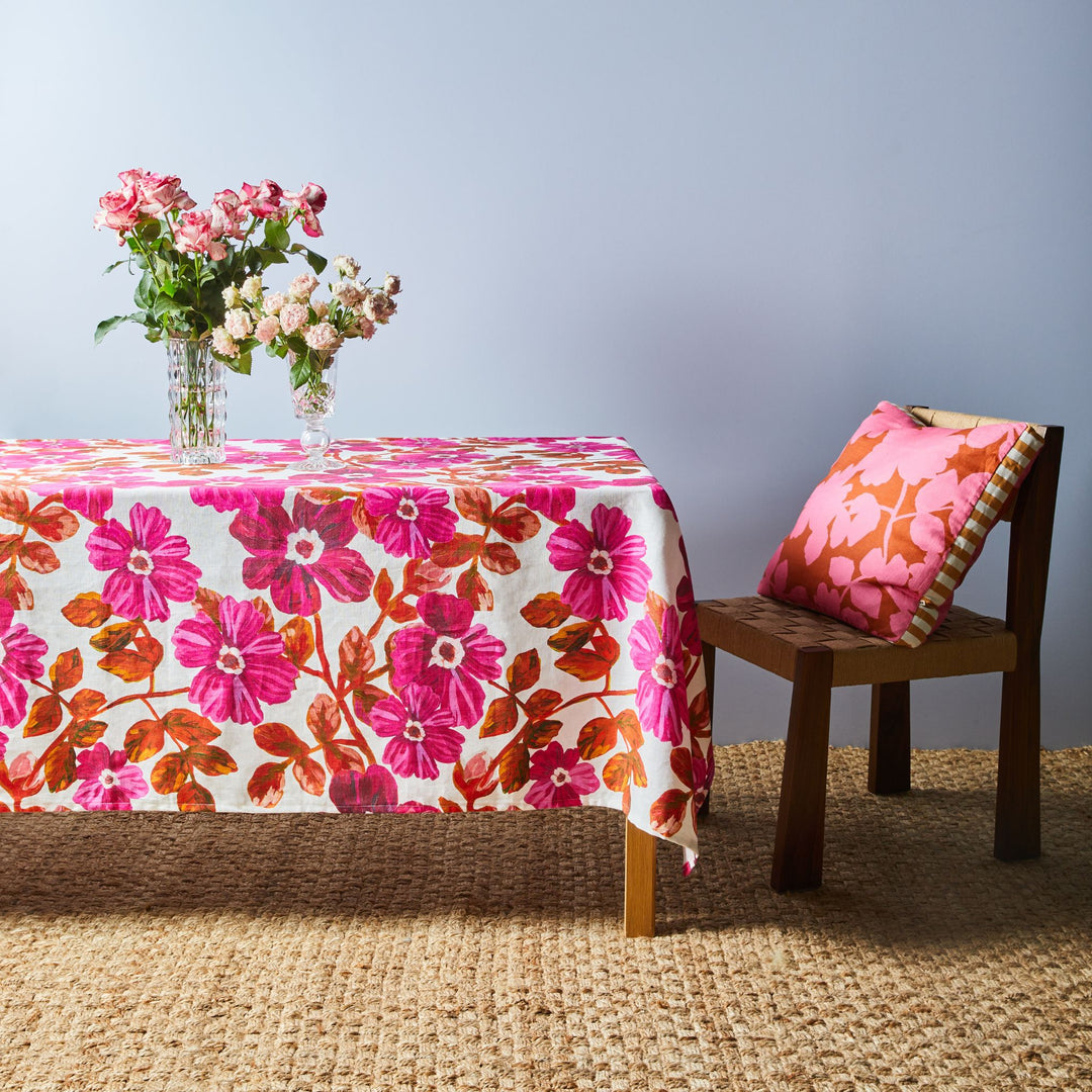 Rosetta Pink Tablecloth