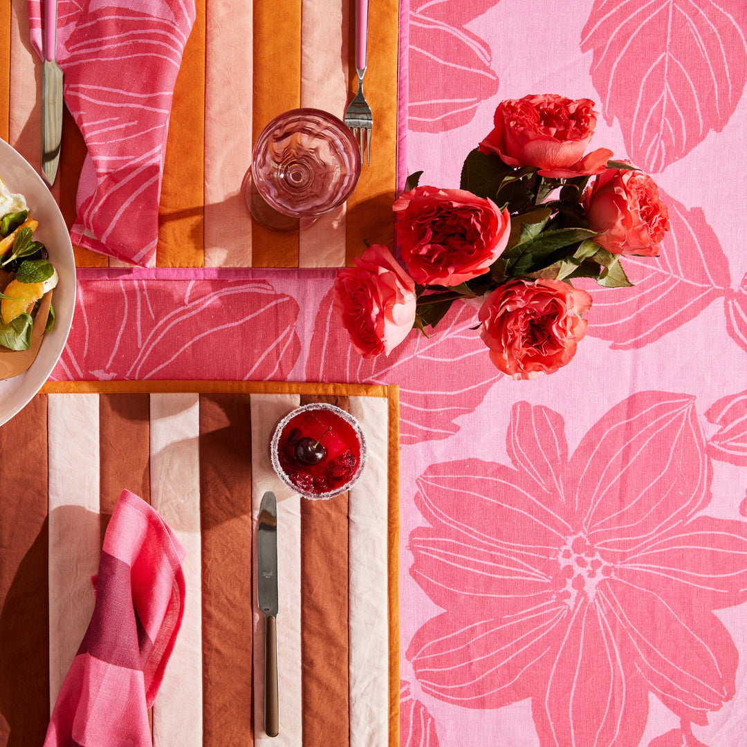 Margot Pink Tablecloth