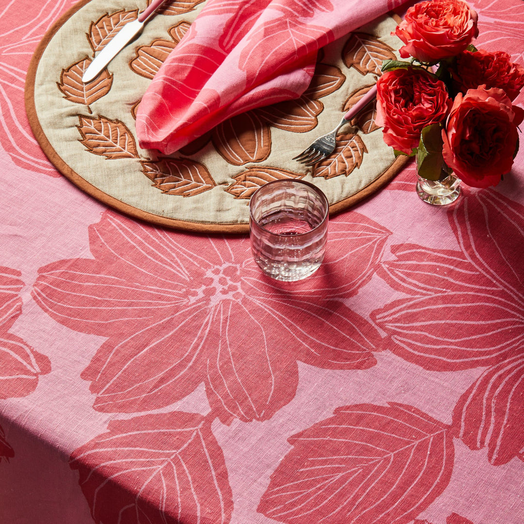 Margot Pink Tablecloth