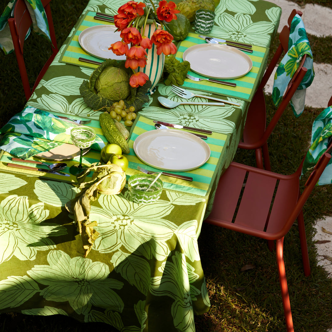 Margot Green Tablecloth