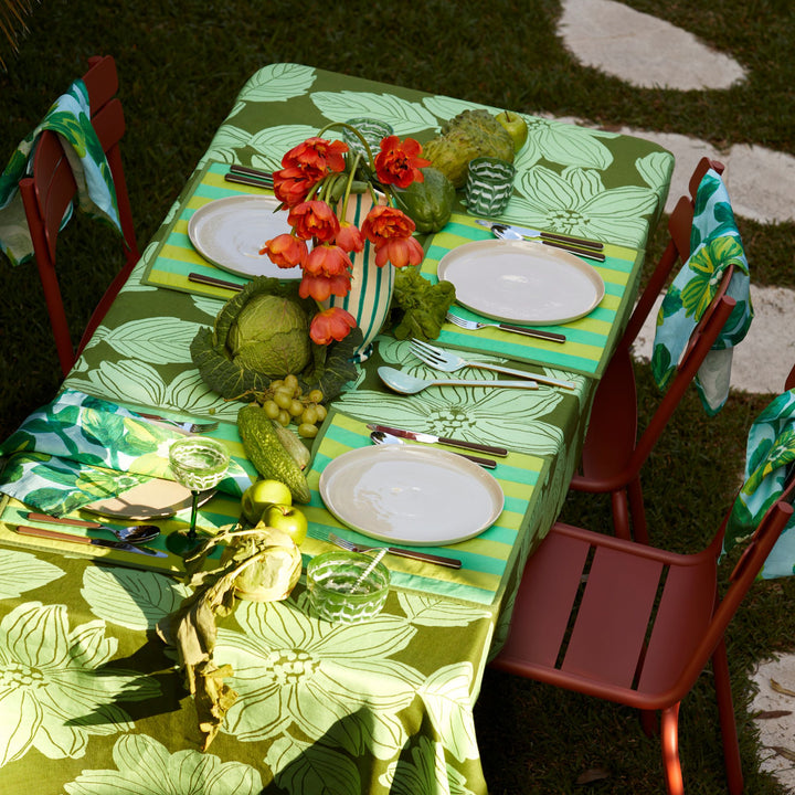 Margot Green Tablecloth