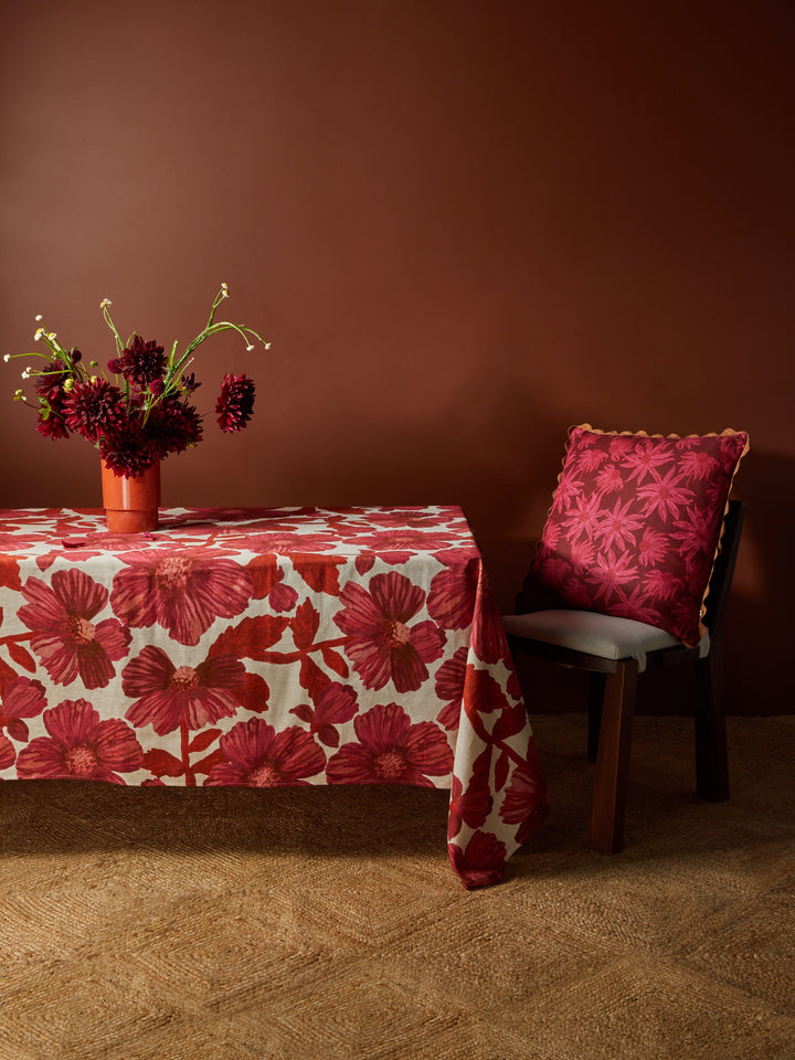 Leon Cerise Tablecloth