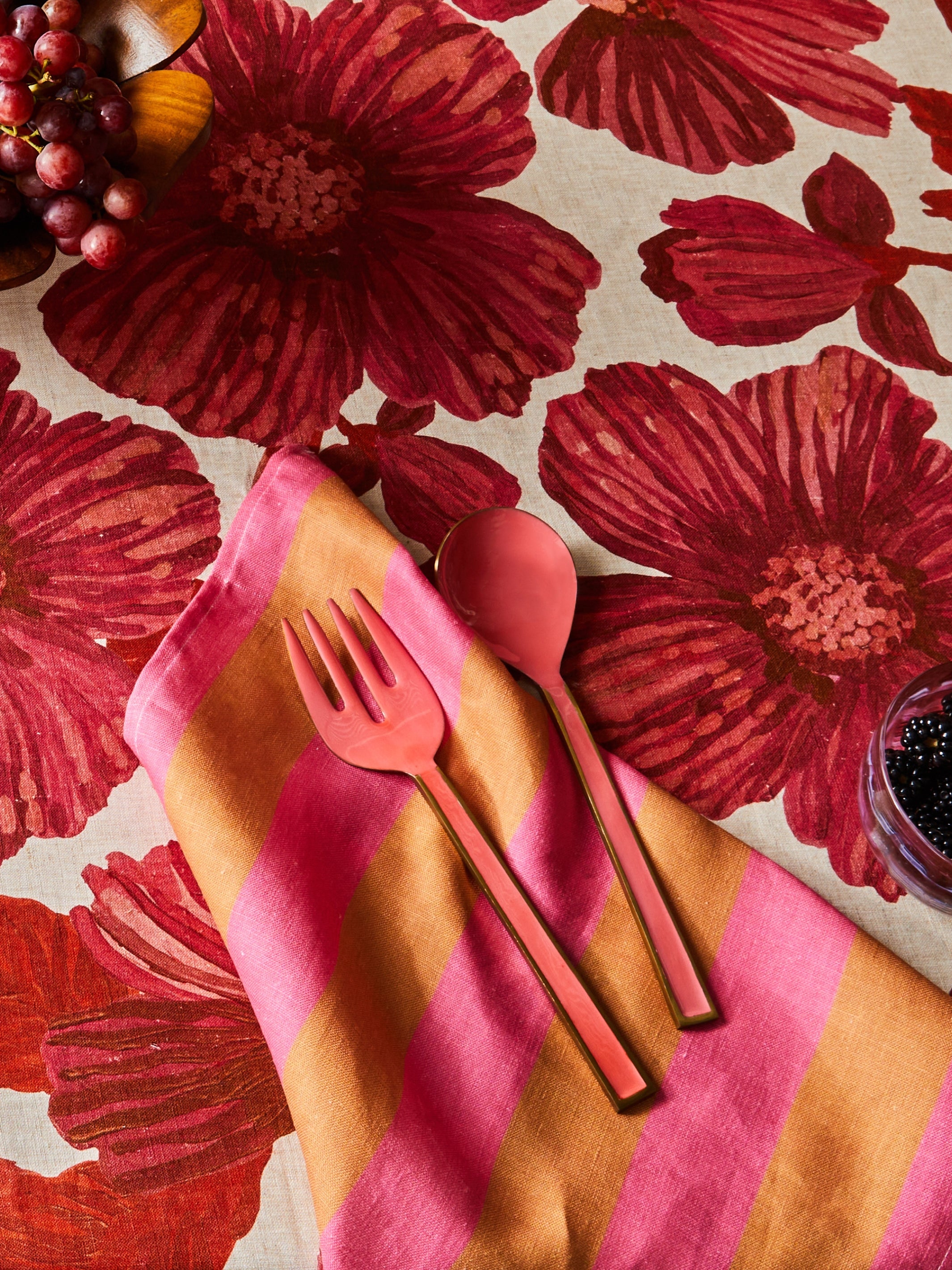 Leon Cerise Tablecloth - Almost Perfect