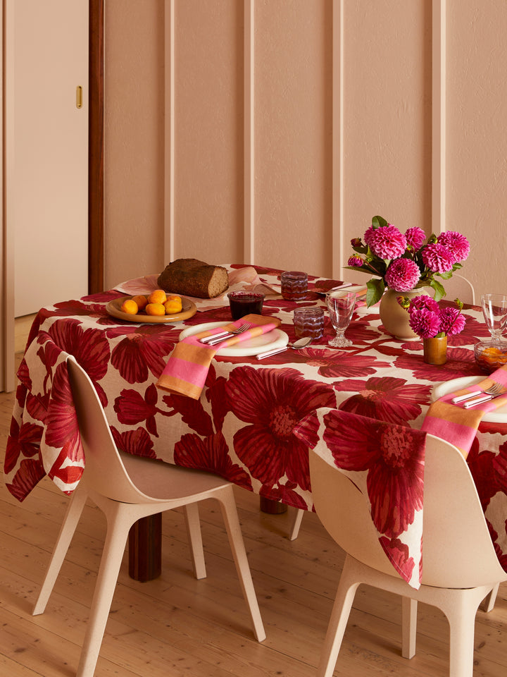 Leon Cerise Tablecloth