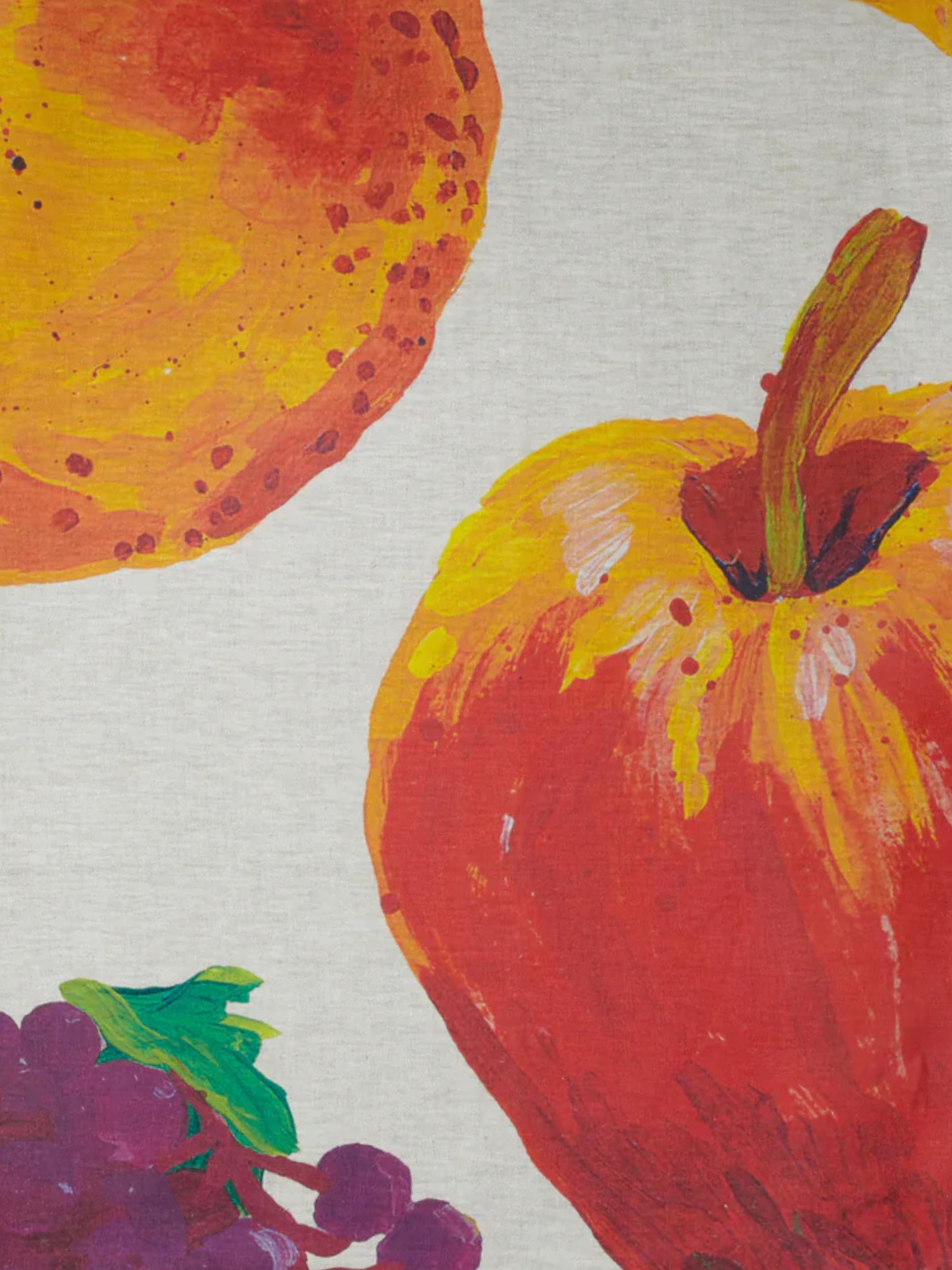 Fruit Multi Linen Tablecloth - Almost Perfect
