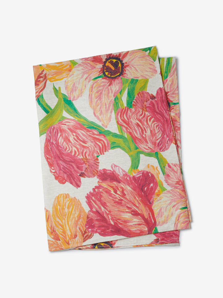 Tulip Multi Linen Tablecloth