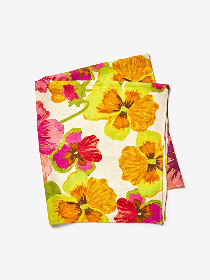 Pansies Multi Tablecloth