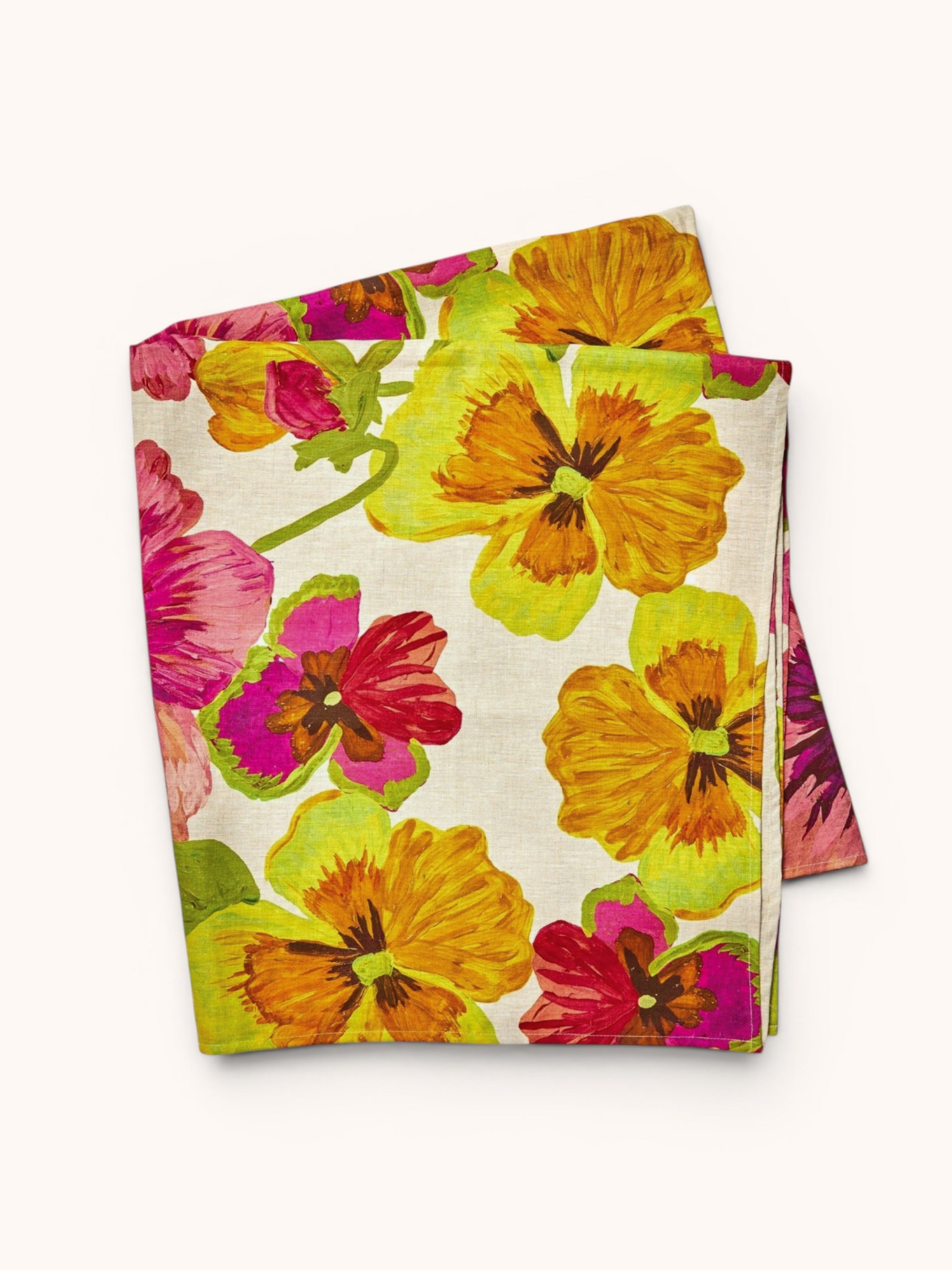 Pansies Multi Tablecloth