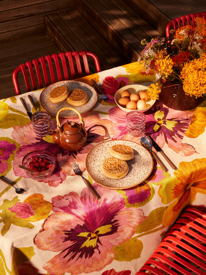 Pansies Multi Tablecloth