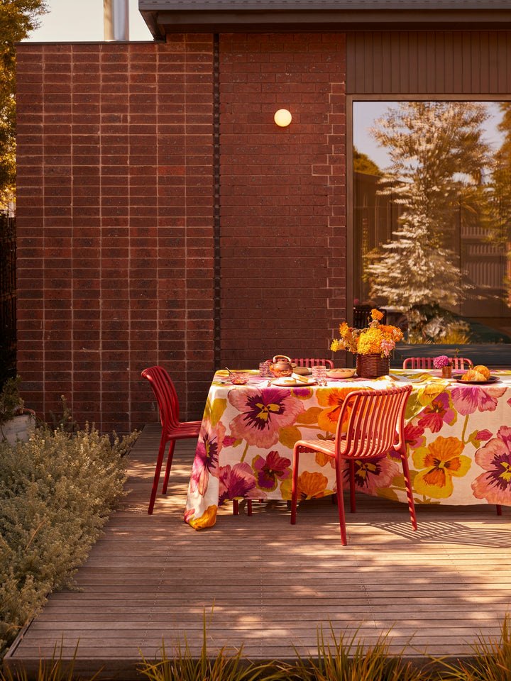 Pansies Multi Tablecloth