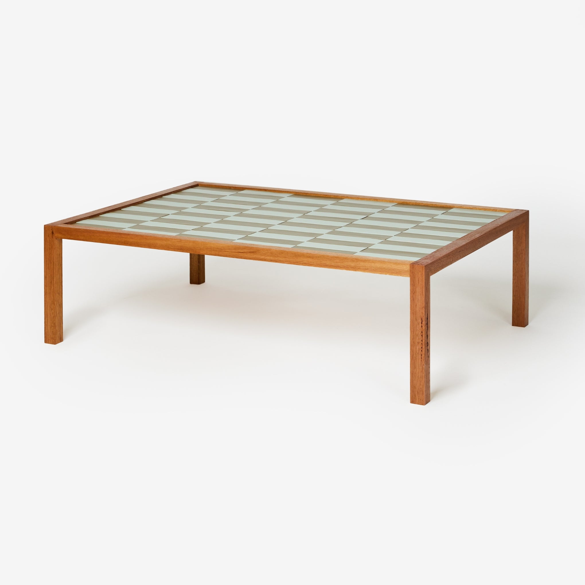 Tiled Coffee Table Blue Green