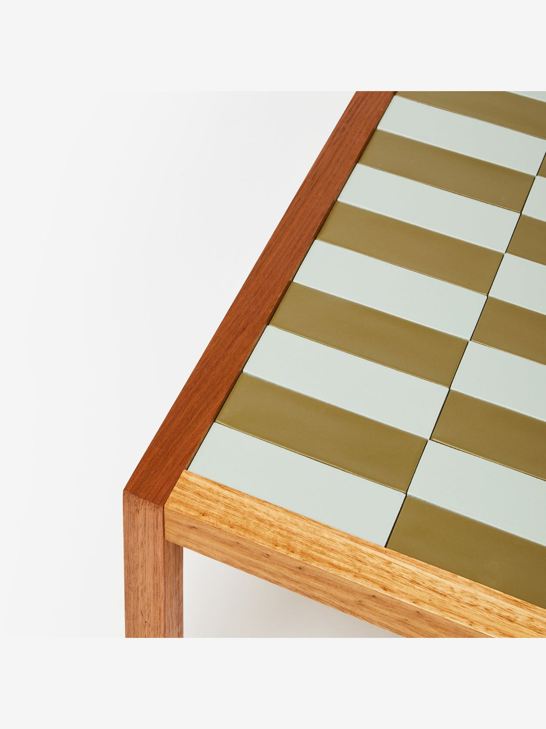 Tiled Coffee Table Blue Green