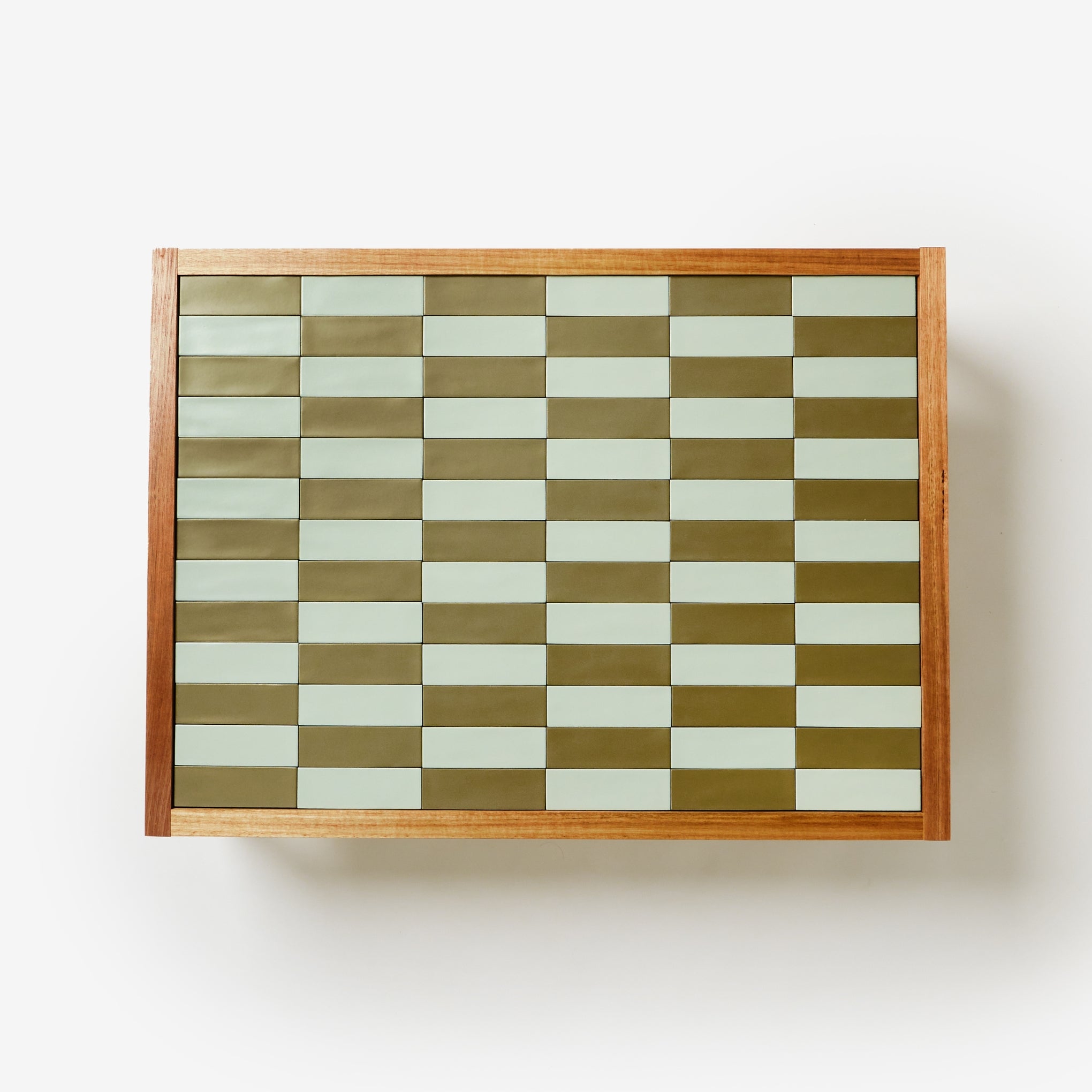 Tiled Coffee Table Blue Green