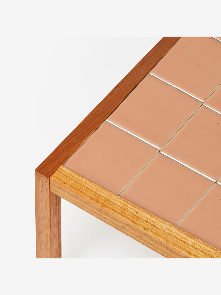 Tiled Coffee Table Pink