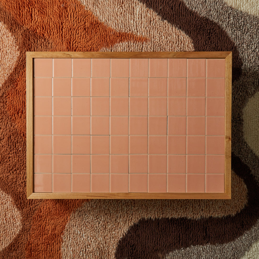 Tiled Coffee Table Pink