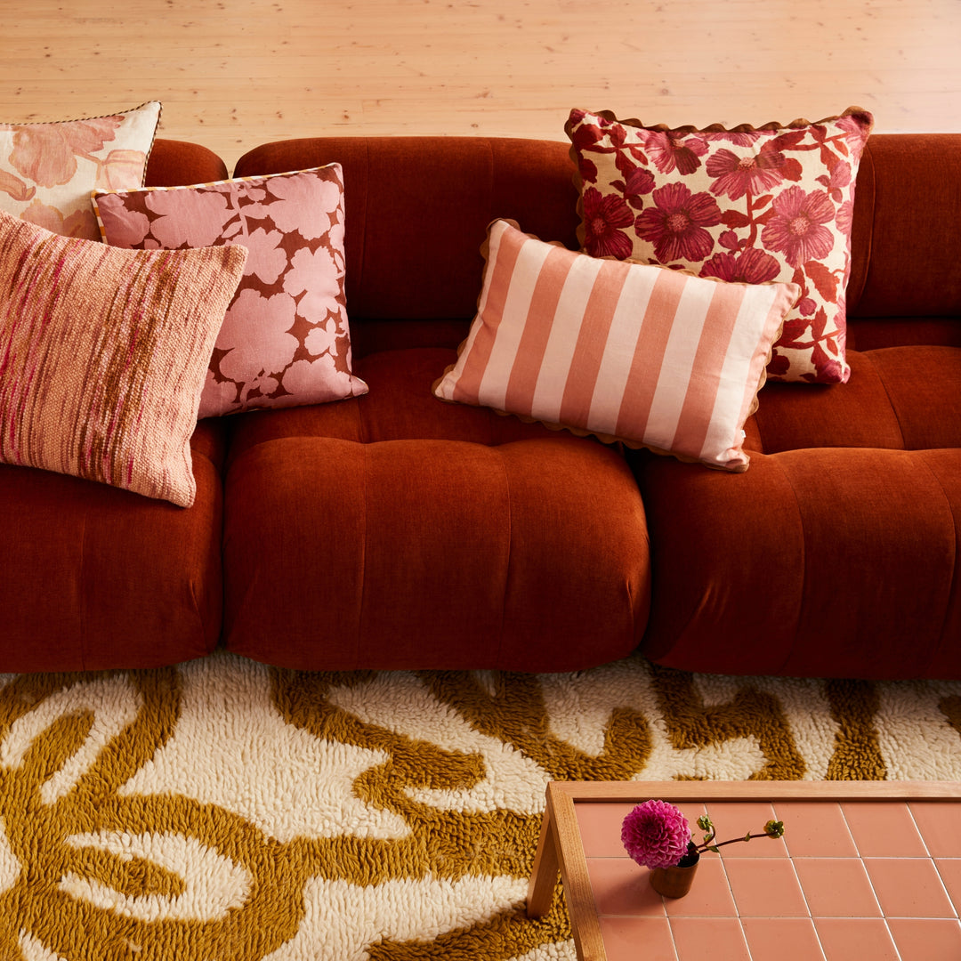 Tiled Coffee Table Pink