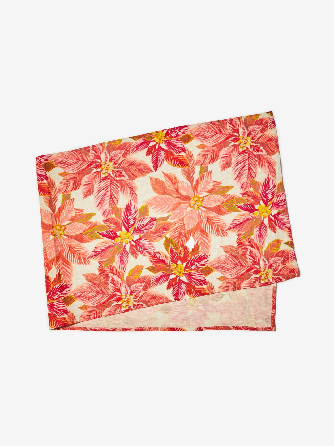Poinsettia Red Table Runner