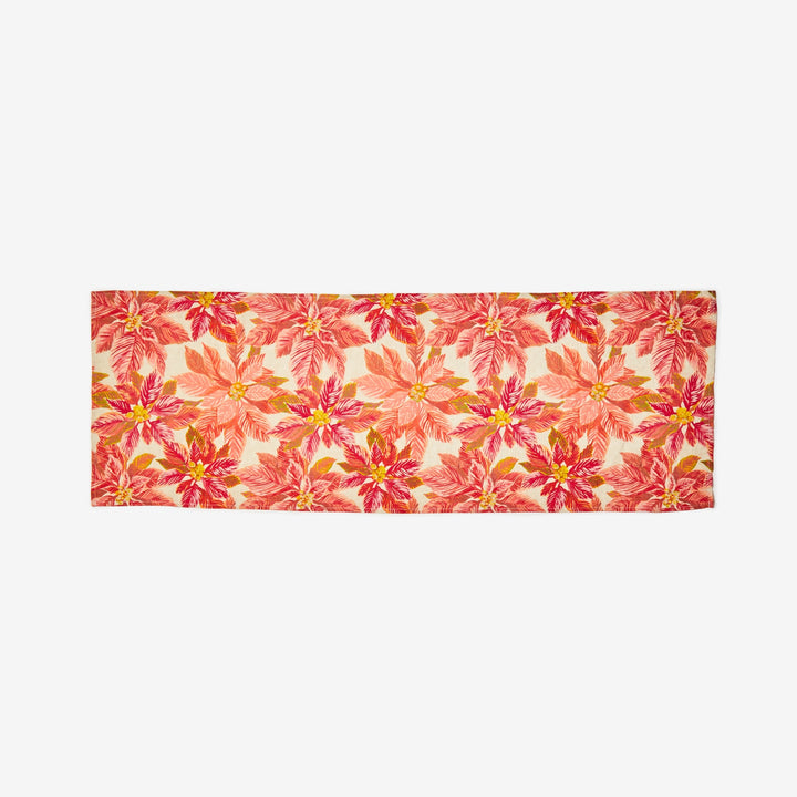 Poinsettia Red Table Runner