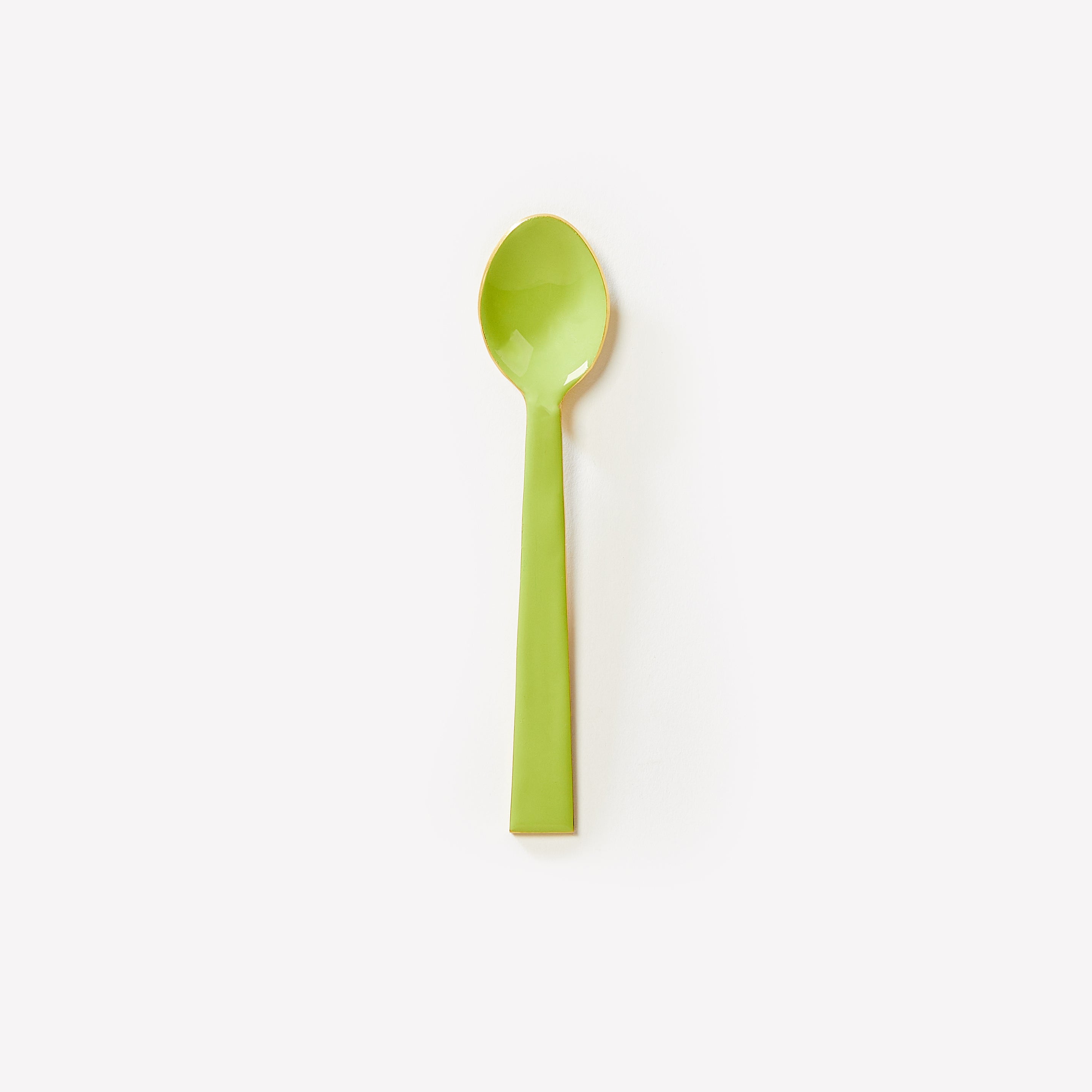 Enamel Green Teaspoon