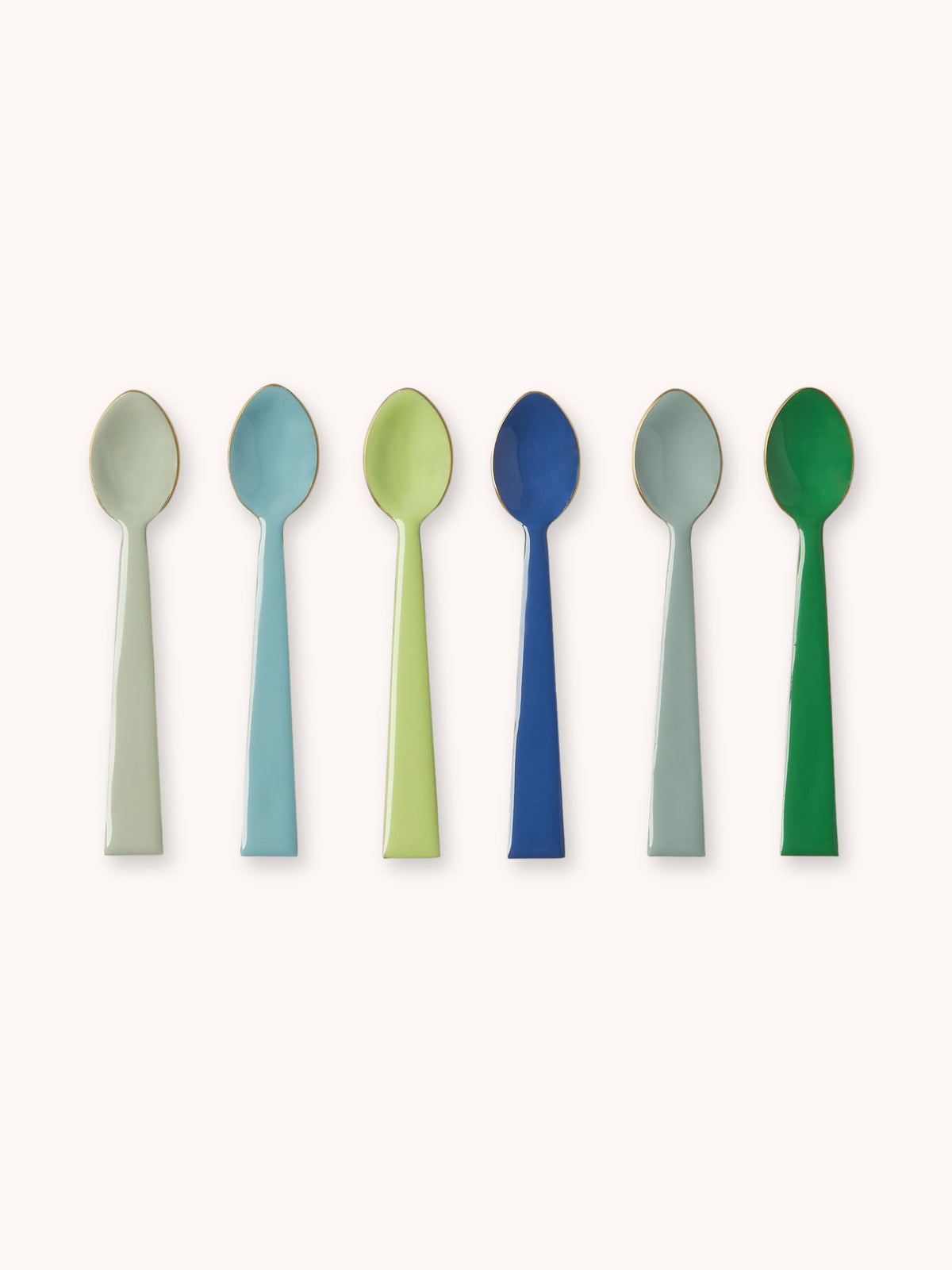 Sky Enamel Teaspoon Set
