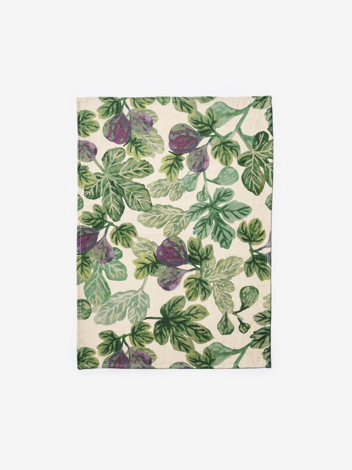 Figgy Green Tea Towel