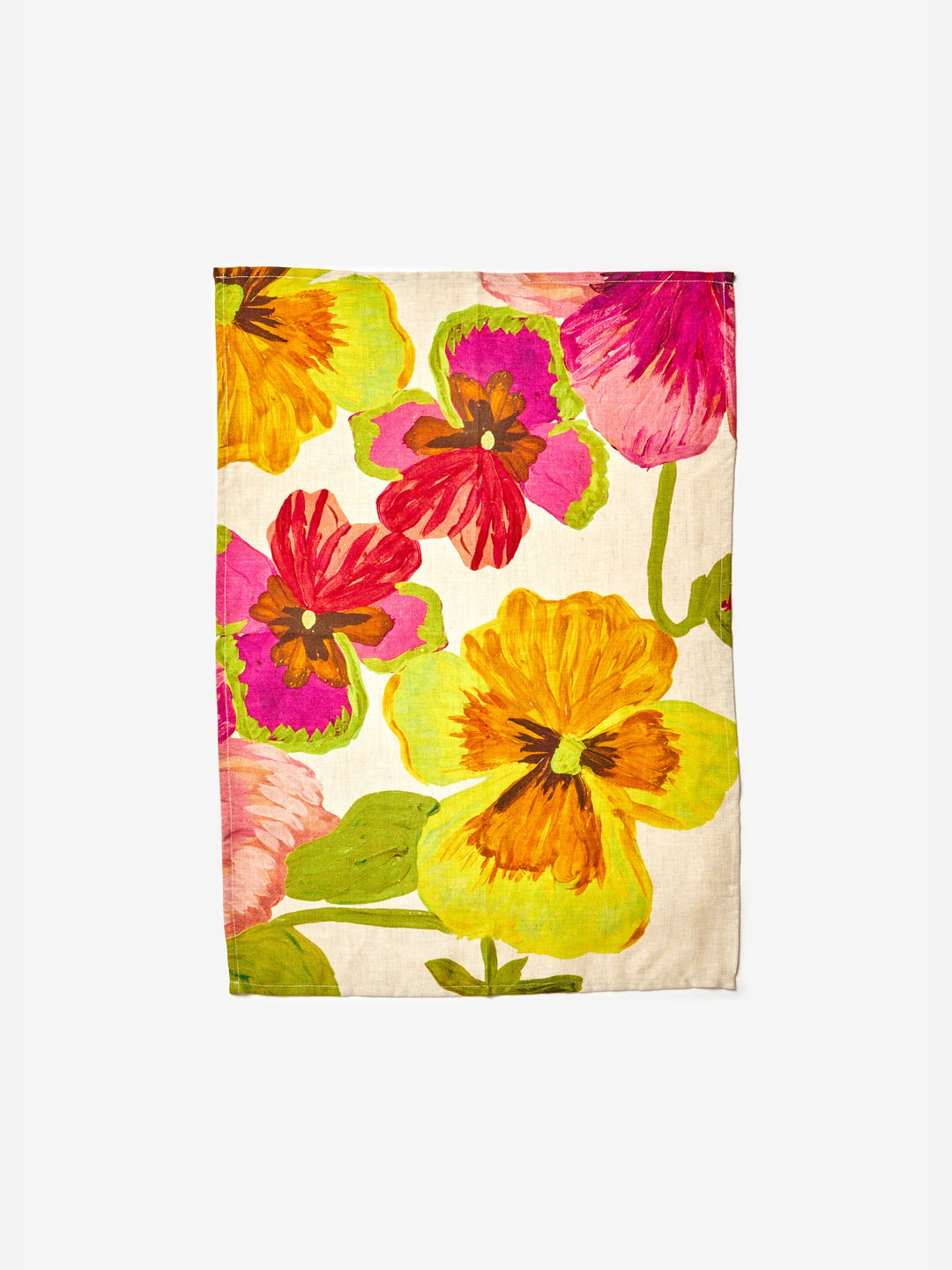 Pansies Multi Tea Towel