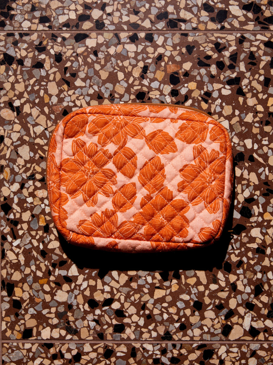 Margot Tan Small Toiletry Bag