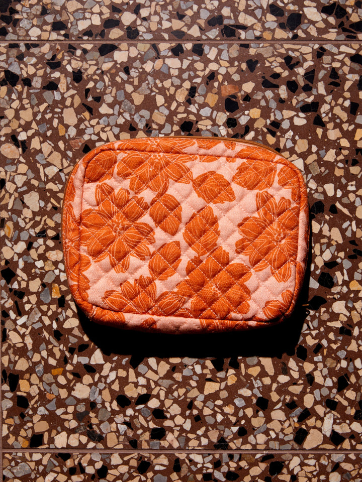 Margot Tan Small Toiletry Bag
