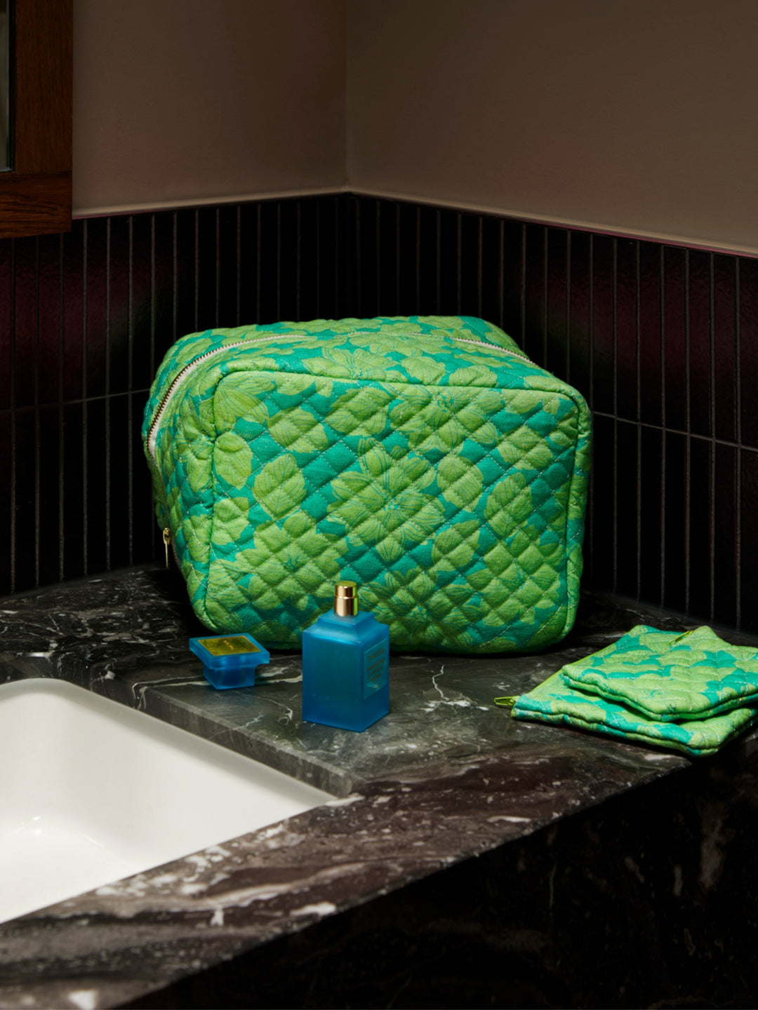 Margot Jade Large Toiletry Bag