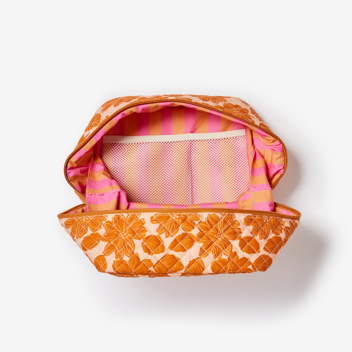 Margot Tan Large Toiletry Bag