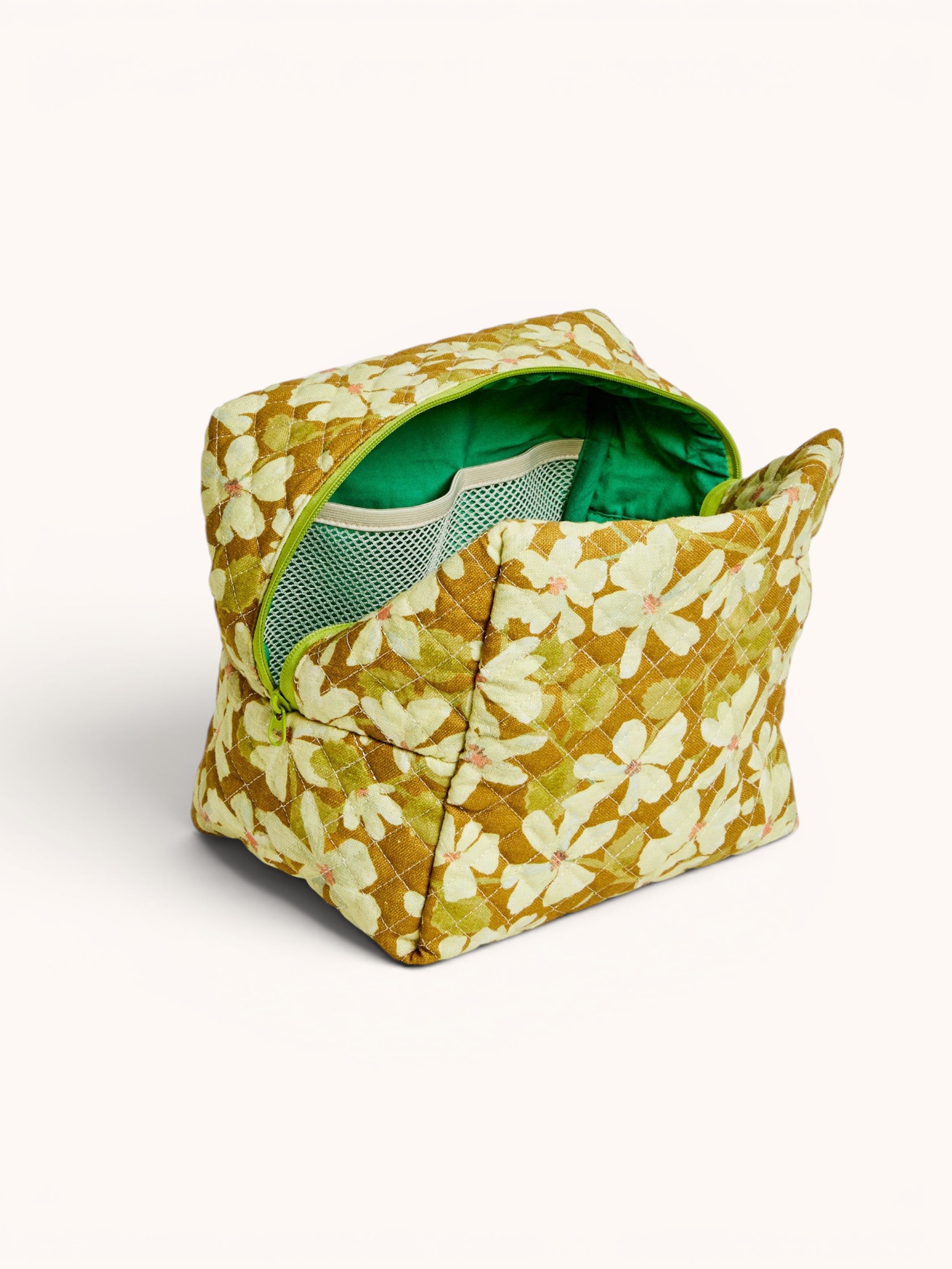 Violet Mustard Large Toiletry Bag