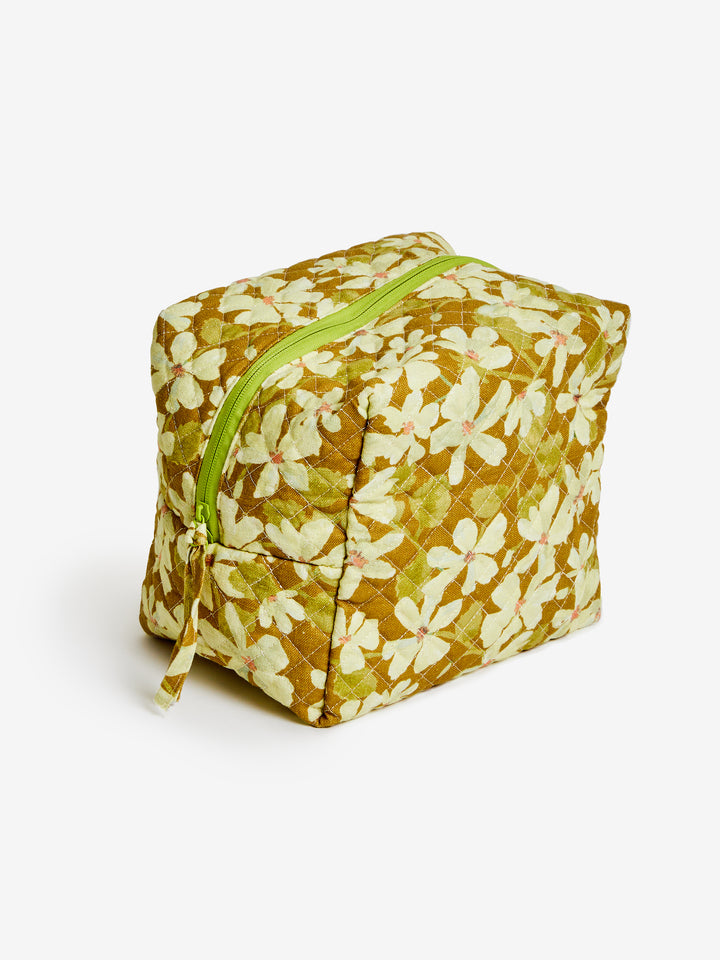 Violet Mustard Large Toiletry Bag