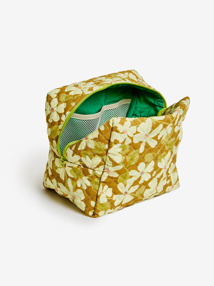 Violet Mustard Large Toiletry Bag