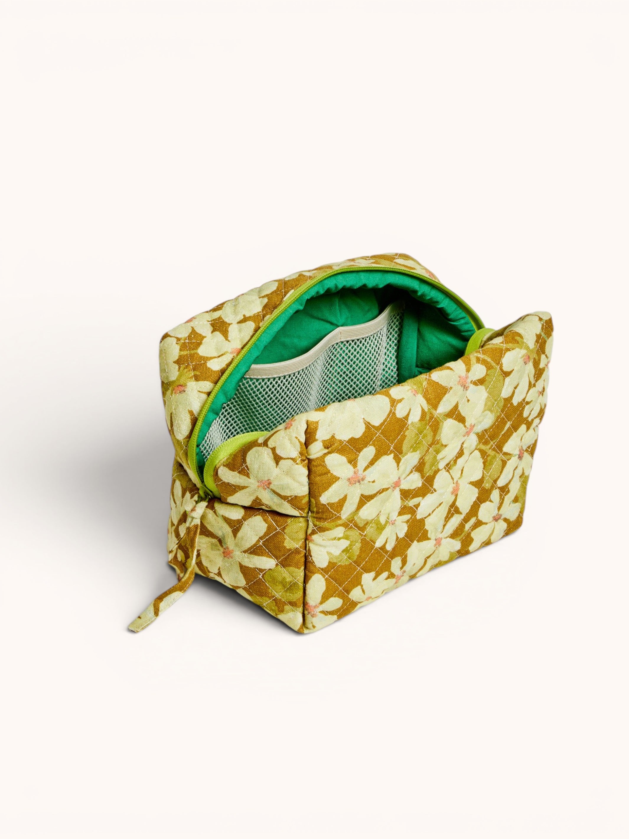 Violet Mustard Medium Toiletry Bag - Almost Perfect