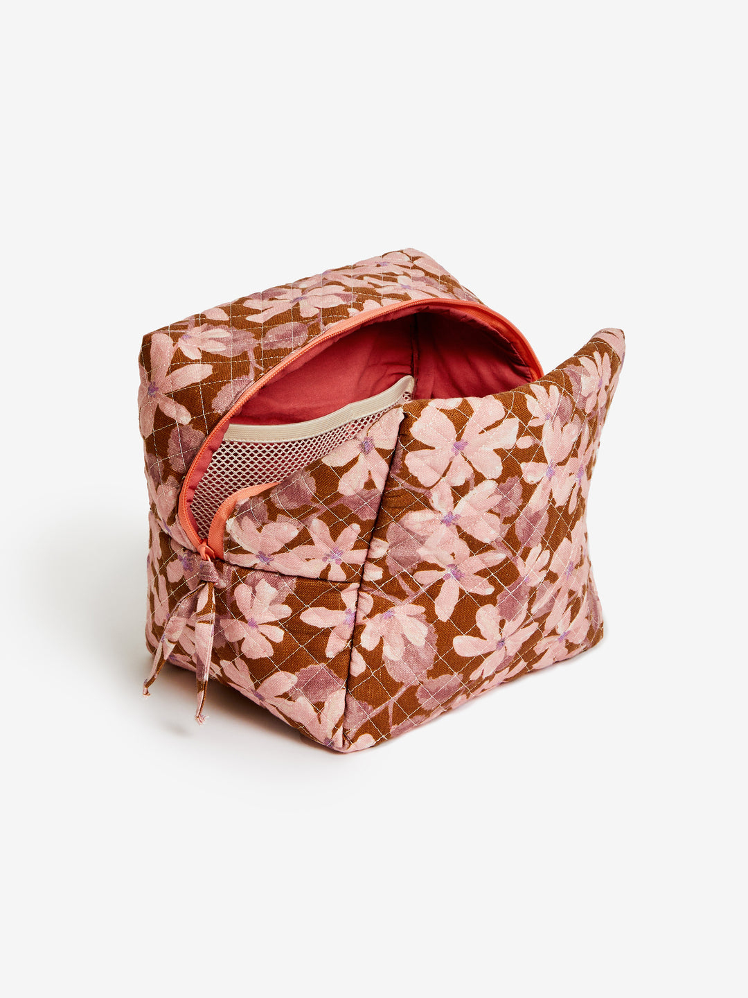 Violet Tan Large Toiletry Bag