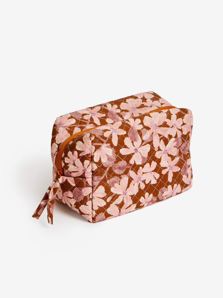 Violet Tan Medium Toiletry Bag