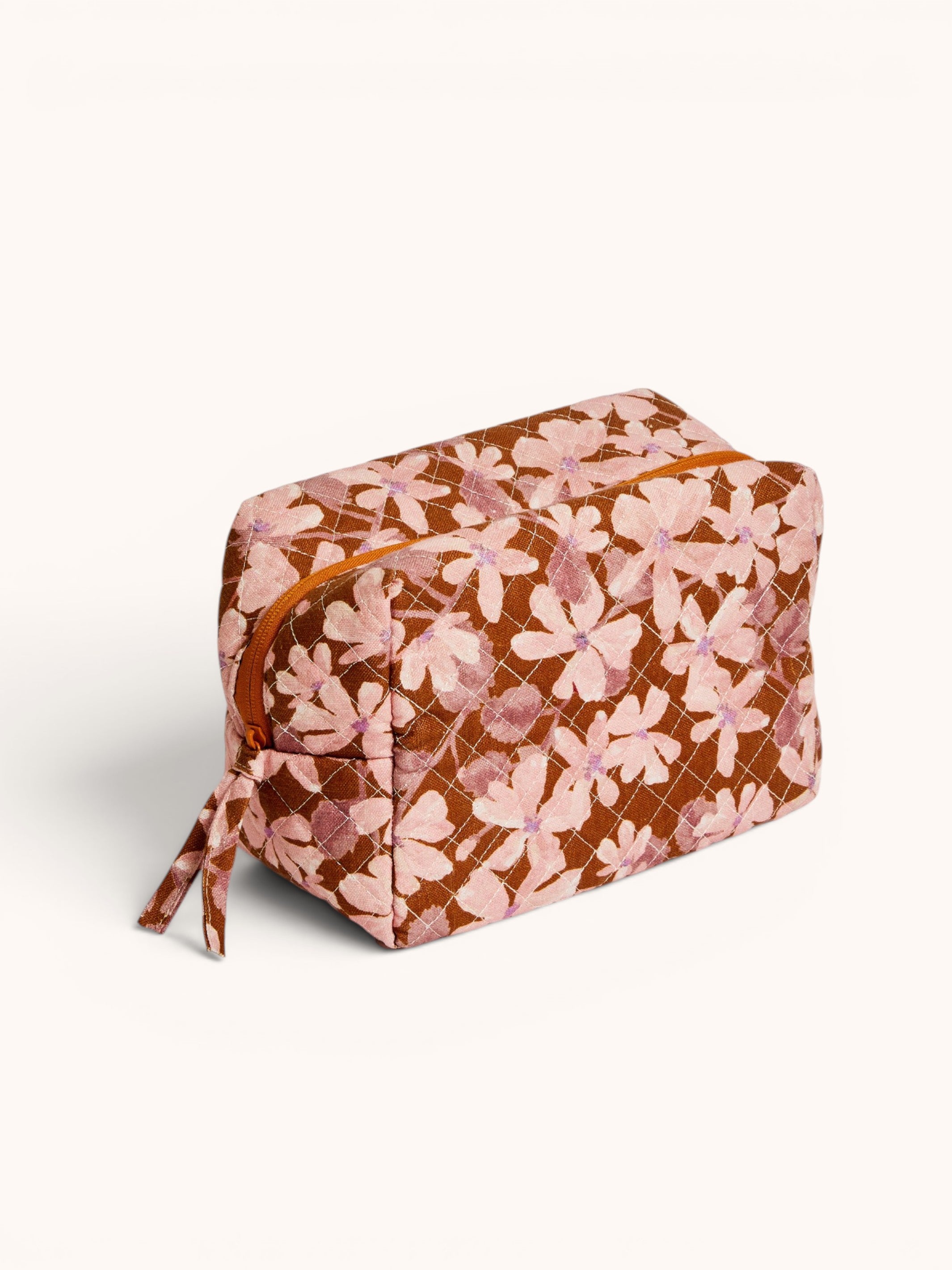 Violet Tan Medium Toiletry Bag - Almost Perfect
