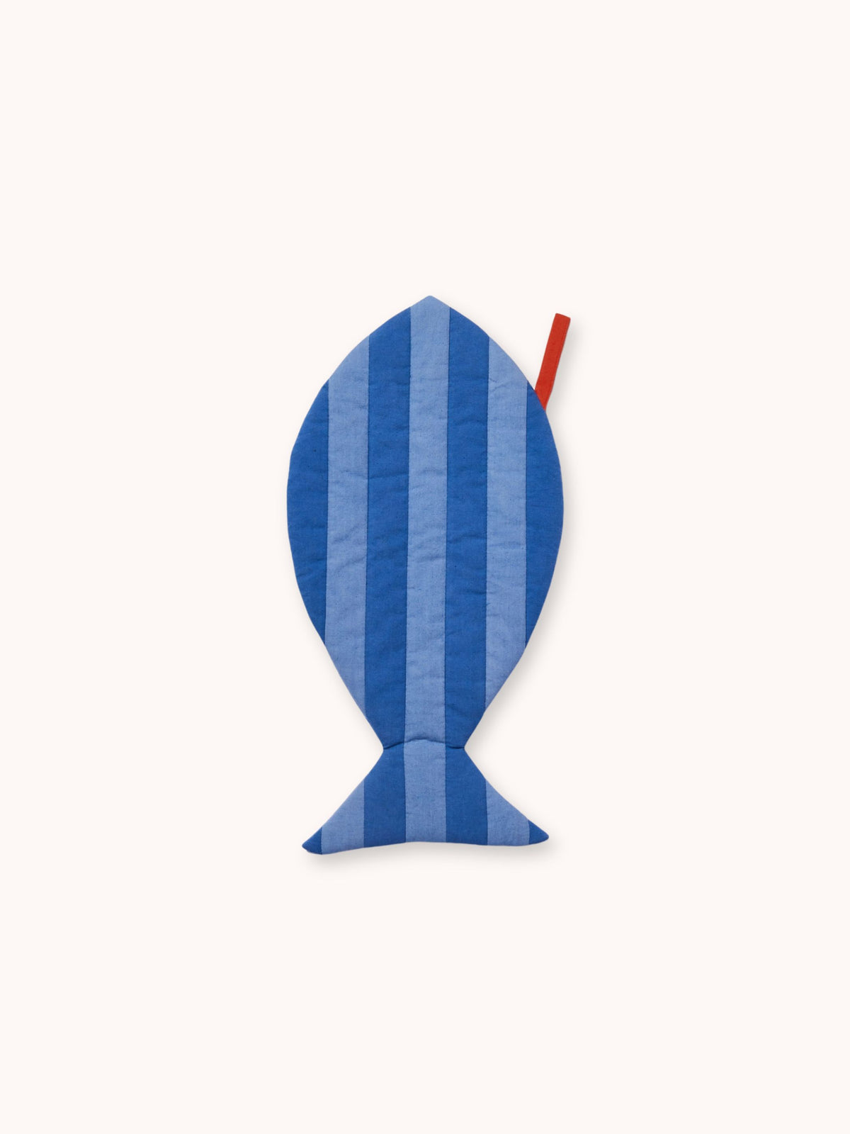Stripe Kitty Blue Christmas Stocking