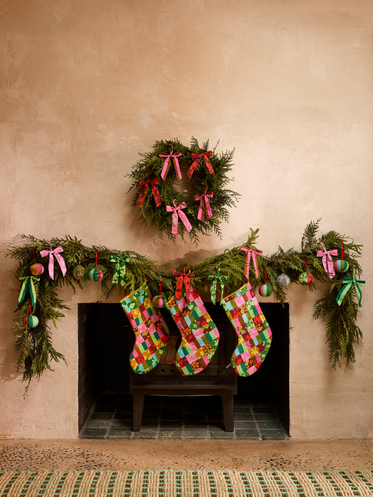 Patchwork Christmas Stocking