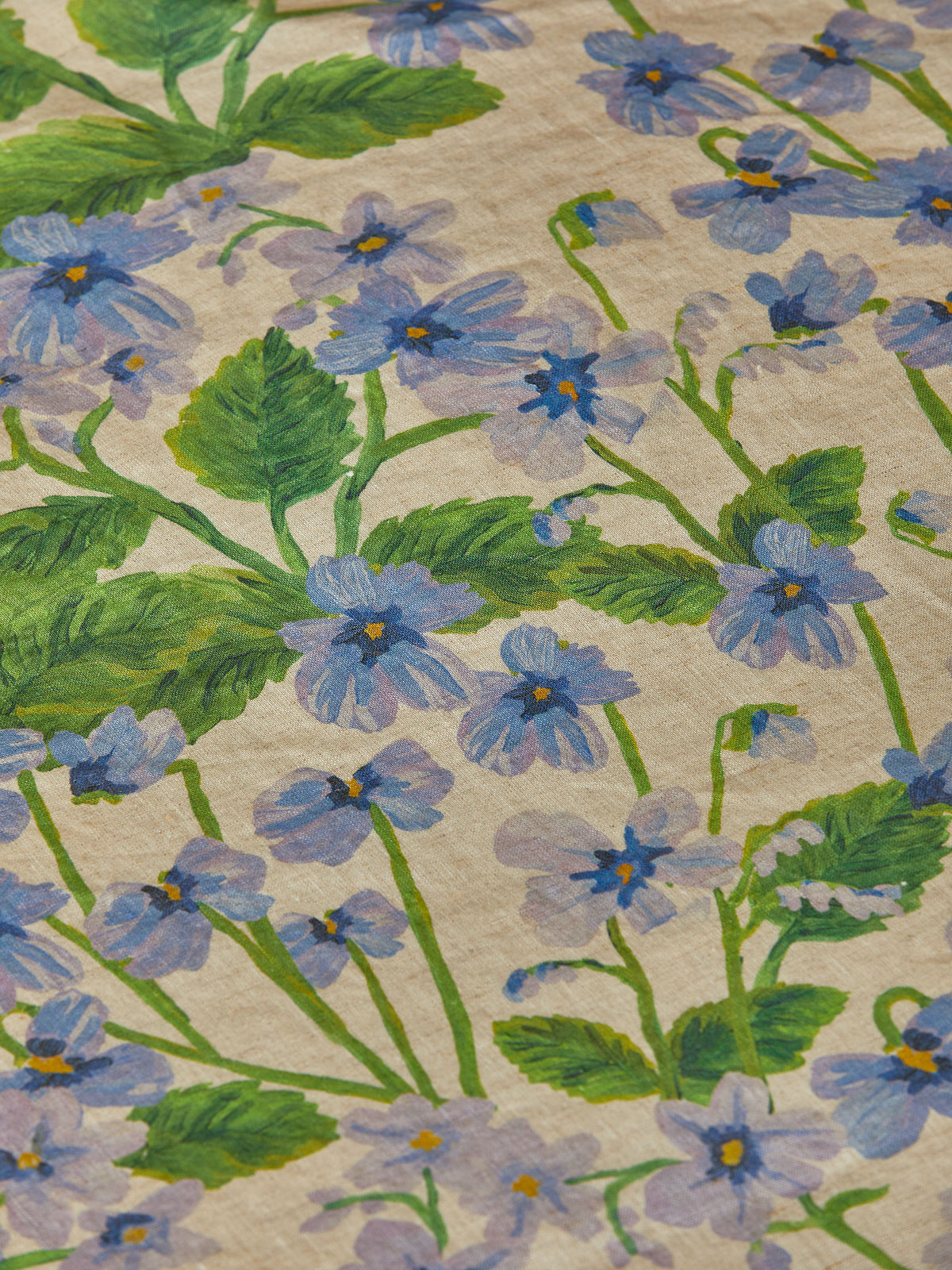 Lilas Blue Linen Standard Pillowcases