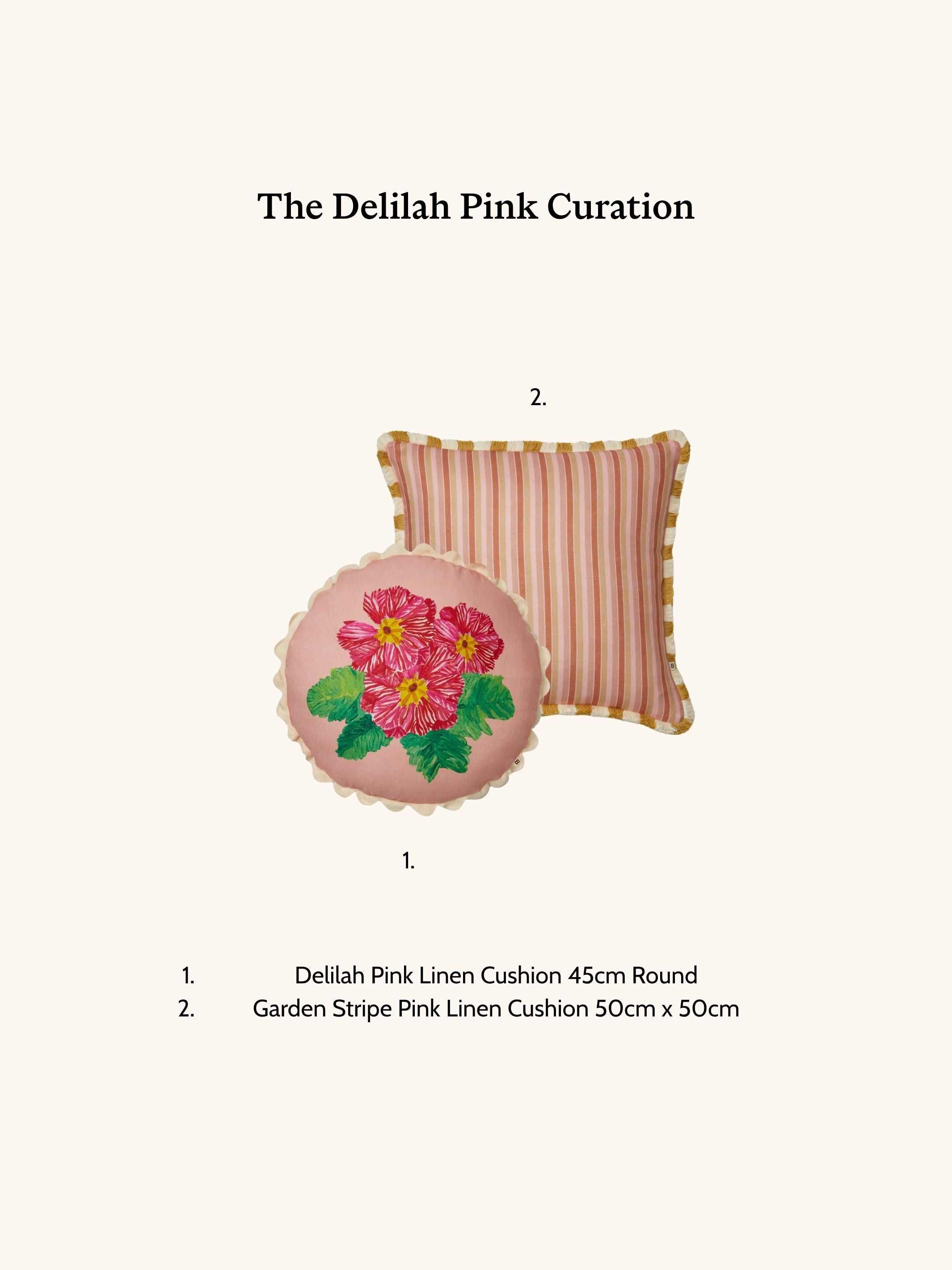 The Delilah Pink Curation