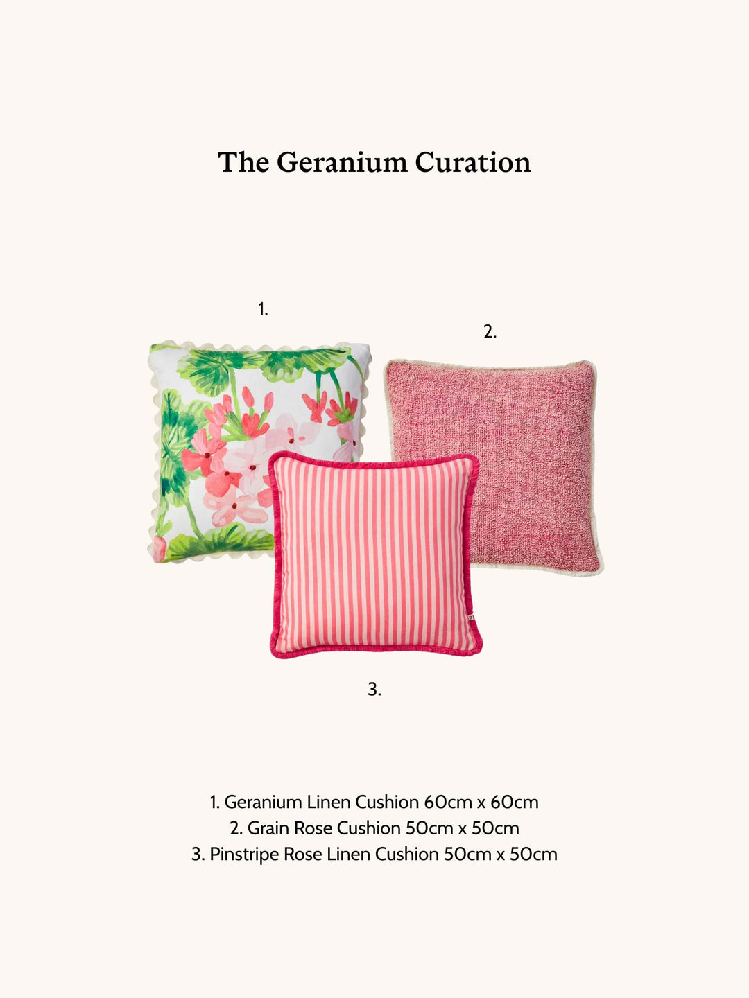 The Geranium Curation
