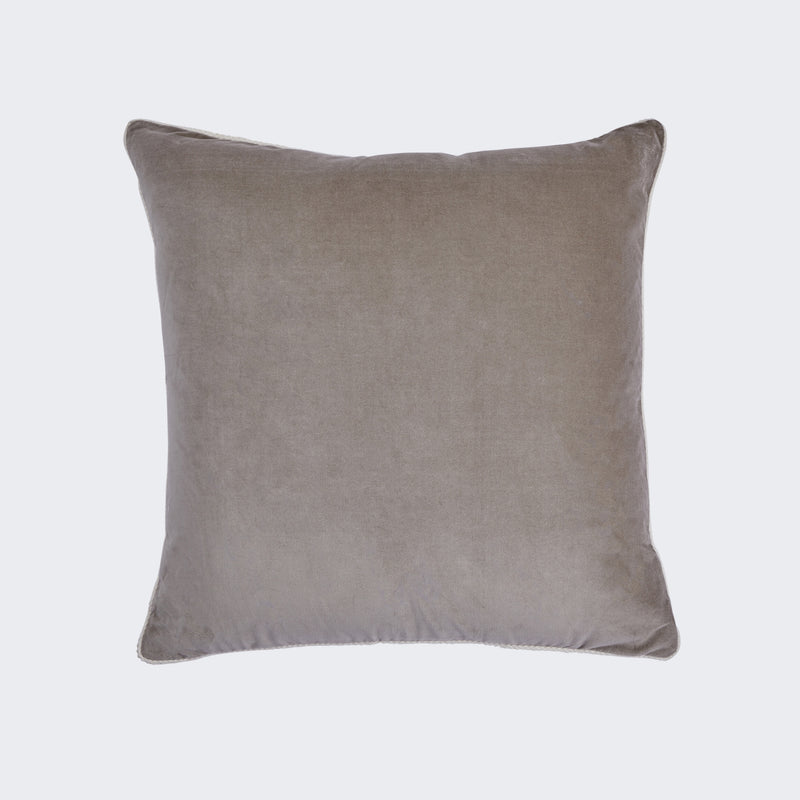 Bone Velvet 50cm Cushion